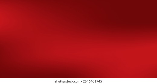 Fundo de gradiente vermelho abstrato, luz e sombra no fundo com dimensões, parede de tom quente com cor intensa, papel de parede horizontal.