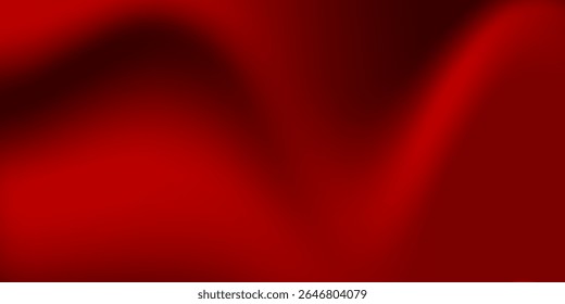 Fundo de gradiente vermelho abstrato, luz e sombra no fundo com dimensões, parede de tom quente com cor intensa, papel de parede horizontal.