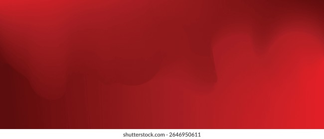 Fundo de gradiente vermelho abstrato, luz e sombra no fundo com dimensões, parede de tom quente com cor intensa, papel de parede horizontal.