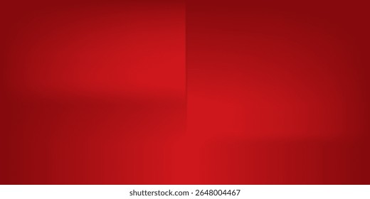 Fundo de gradiente vermelho abstrato, luz e sombra no fundo com dimensões, parede de tom quente com cor intensa, papel de parede horizontal.