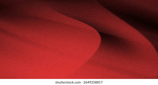 Fundo de gradiente vermelho abstrato, luz e sombra no fundo com dimensões, parede de tom quente com cor intensa, papel de parede horizontal.