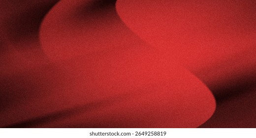 Fundo de gradiente vermelho abstrato, luz e sombra no fundo com dimensões, parede de tom quente com cor intensa, papel de parede horizontal.
