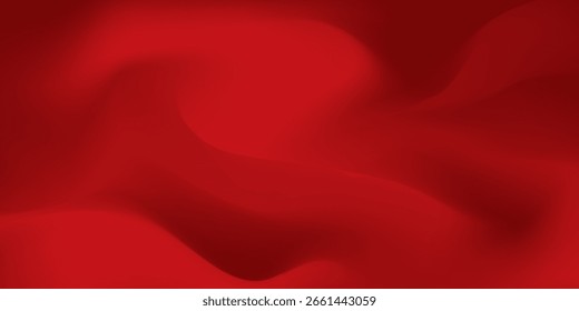 Fundo de gradiente vermelho abstrato, luz e sombra no fundo com dimensões, parede de tom quente com cor intensa, papel de parede horizontal.
