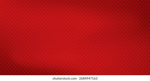 Fundo de gradiente vermelho abstrato, luz e sombra no fundo com dimensões, parede de tom quente com cor intensa, papel de parede horizontal. Design moderno
