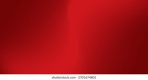 Fundo de gradiente vermelho abstrato, luz e sombra no fundo com dimensões, parede de tom quente com cor intensa, papel de parede horizontal.