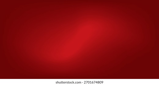 Fundo de gradiente vermelho abstrato, luz e sombra no fundo com dimensões, parede de tom quente com cor intensa, papel de parede horizontal.