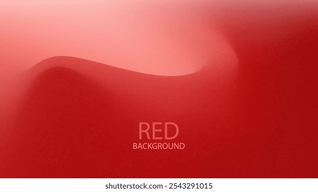 Fondo de degradado rojo Abstractas. Curva de línea. Textura de ruido granulado. Diseño para Plantilla, Medios de comunicación social, Moderno, Folleto, Anuncio