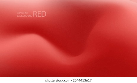 Fondo de degradado rojo Abstractas. Curva de línea. Textura de ruido granulado. Diseño para Plantilla, Medios de comunicación social, Moderno, Folleto, Anuncio