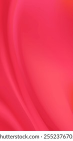 Abstract Red Gradient Background Smooth Curves, Vivid Hues, Dynamic Design
