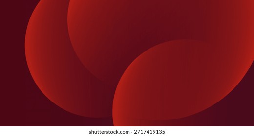 Abstrakter roter Farbverlauf-Hintergrund mit glatten organischen Formen und modernem Minimalstil. Futuristisches Technologiekonzept