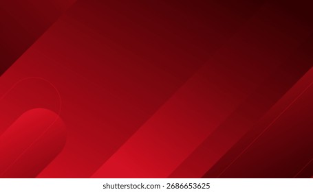 Fundo de gradiente vermelho abstrato. Terno para negócios, instituição, conferência, festa, ilustração Vetor
