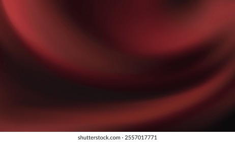 Abstract Red Gradient Background, Swirling Dark Crimson Hues