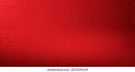 Abstract Red Gradient with Dots. futuristic technology concept