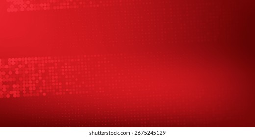 Gradiente rojo Abstractas con puntos. Tema estético moderno. Diseño moderno de moda en Ilustración vectorial