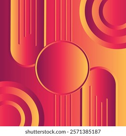Abstract red gradient futuristic minimalist modern background design