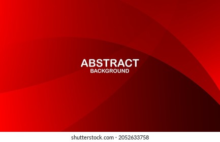 Abstract red gradient geometric background. Vector illustration