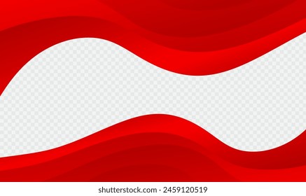 Abstract Red gradient liquid on transparent background. Dynamic textured geometric design. Modern gradient for business corporate, brochure,flyer, wallpaper, banner, presentation. Elegant Vector EPS10 - Powered by Shutterstock - Get 15% off with code: PIKWIZARD15