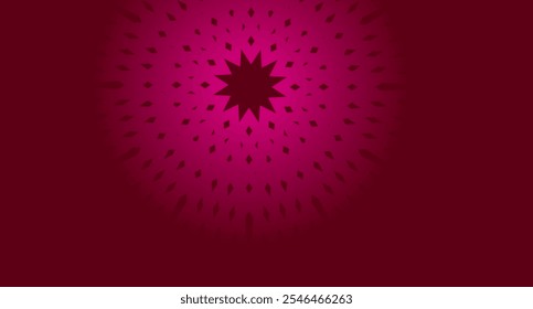 Abstract red gradient poster background vector. style cover template with vibrant perspective geometric prism shape. Ideal design for social media, cover, banner