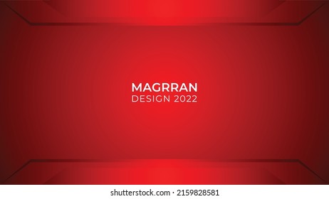 Abstract Red gradient shapes background for Poster, Banner, cover, print, promotion, sale. Modern minimal Background vector design template