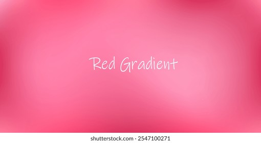 Gradiente rojo Abstractas en color suave, fondo de tipo abstracto rosa rojo, color liso para fondo de Web . Vector 
