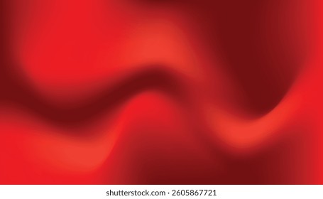 Abstract red gradient with soft flowing texture and smooth transition