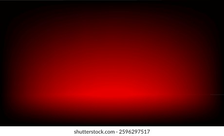 Abstract red gradient spot light background. Vector illustration 