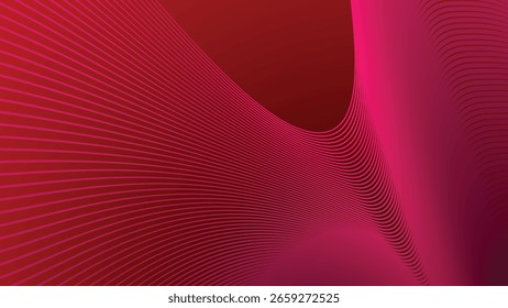 Gradiente rojo Abstractas con fondo de línea de rayas para diseño moderno audaz, interfaz de usuario de Web y visuales digitales