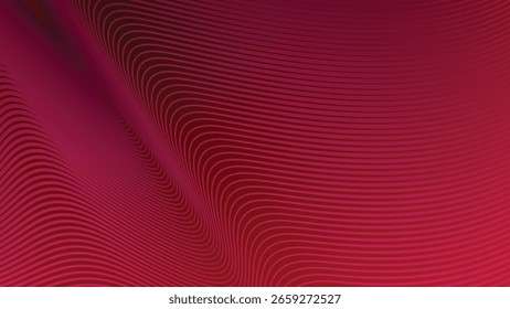 Gradiente rojo Abstractas con fondo de línea de rayas para diseño moderno audaz, interfaz de usuario de Web y visuales digitales