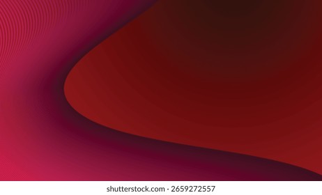 Gradiente vermelho abstrato com plano de fundo de linha de listras para design moderno arrojado, interface de usuário da Web e visuais digitais