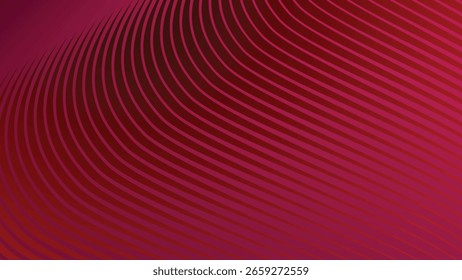 Gradiente vermelho abstrato com plano de fundo de linha de listras para design moderno arrojado, interface de usuário da Web e visuais digitais