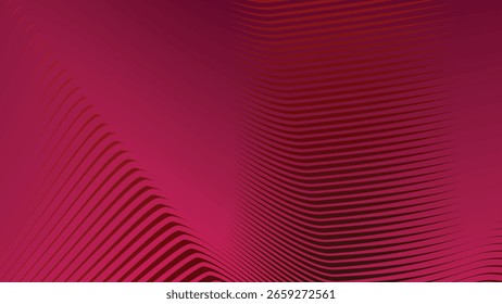 Abstract Red Gradient with Stripes Line Background for Bold Modern Design, Web UI, and Digital Visuals