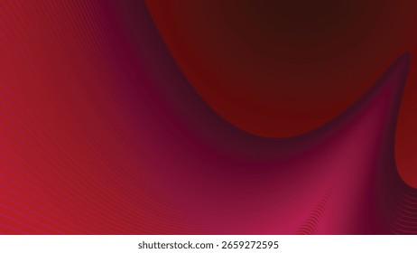 Abstract Red Gradient with Stripes Line Background for Bold Modern Design, Web UI, and Digital Visuals