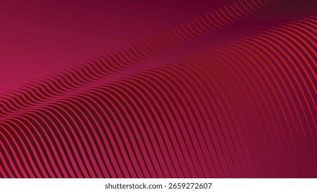 Gradiente vermelho abstrato com plano de fundo de linha de listras para design moderno arrojado, interface de usuário da Web e visuais digitais