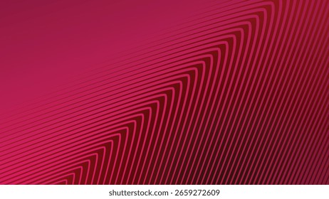 Gradiente vermelho abstrato com plano de fundo de linha de listras para design moderno arrojado, interface de usuário da Web e visuais digitais