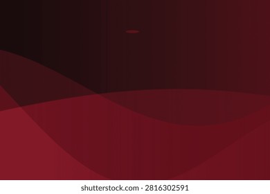 Abstract red gradient wave patterns against dark background, waves