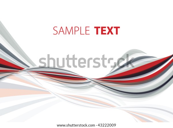 Abstract Red Gray Template Stock Vector (Royalty Free) 43222009 ...