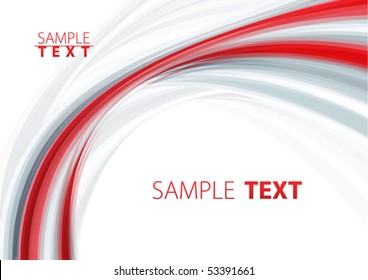 Abstract red and gray template. Vector