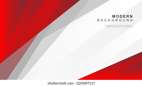 Abstract red gray gray white blank space modern futuristic background vector illustration design. Vector illustration design for presentation, banner, cover, web, card, poster, wallpaper
