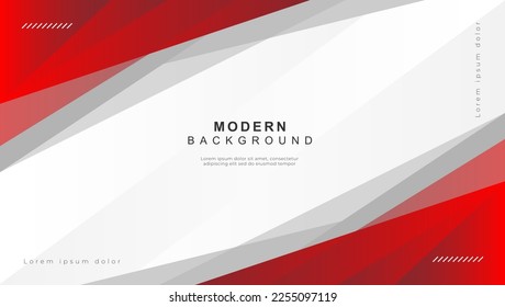 Abstract red gray gray white blank space modern futuristic background vector illustration design. Vector illustration design for presentation, banner, cover, web, card, poster, wallpaper