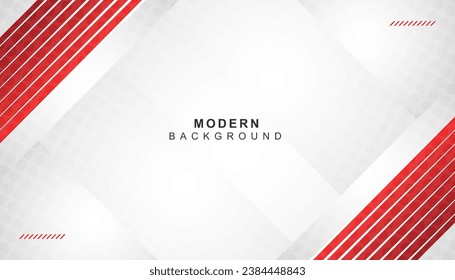 Abstract red gray white blank space modern futuristic background vector illustration design