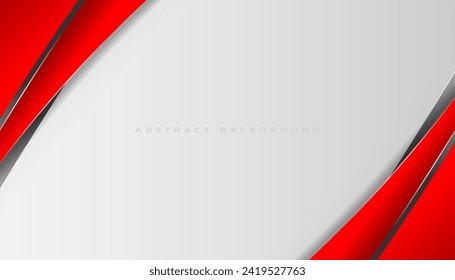 Abstract red gray gray white blank space modern futuristic background vector illustration design.