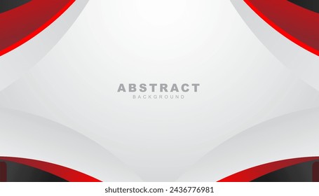 Abstracto rojo gris gris blanco blanco blanco espacio moderno futurista fondo vector ilustración diseño. Diseño de ilustración vectorial para presentación, banner, cubierta, web, tarjeta, póster, papel pintado