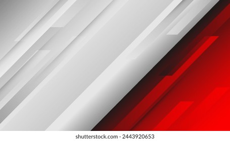 Abstract red gray gray white blank space modern futuristic background vector illustration design.