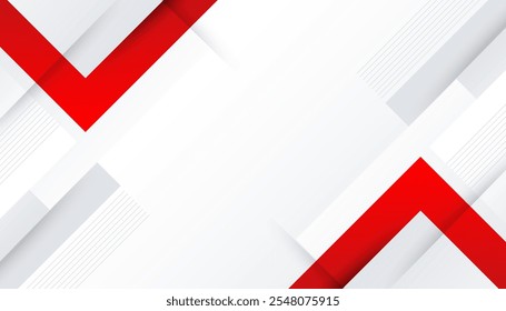 Abstractas rojo gris gris blanco espacio en blanco moderno diseño de Ilustración vectorial de fondo futurista.