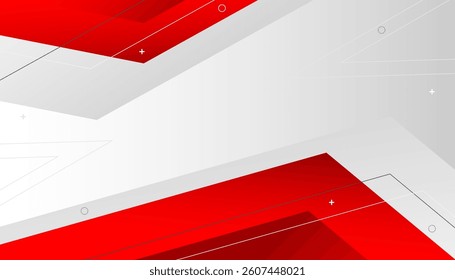 Abstract red gray gray white blank space modern futuristic background vector illustration design. Vector illustration design for presentation, banner, cover, web, card, poster, wallpaper	