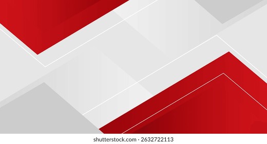 Abstract red gray gray white blank space modern futuristic background vector illustration design.
