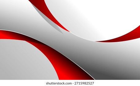 Abstractas rojo gris gris blanco espacio en blanco moderno diseño de Ilustración vectorial de fondo futurista. Diseño de la Ilustración vectorial para la presentación, Anuncio, cubierta, Web, tarjeta, cartel, Fondo de pantalla