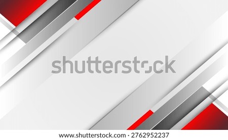 Abstract red gray gray white blank space modern futuristic background vector illustration design. Vector illustration design for presentation, banner, cover, web, card, poster, wallpaper	
