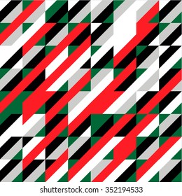 Abstract red and green background for Christmas festival.