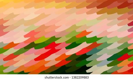 Abstract Red and Green Geometric Shapes Background